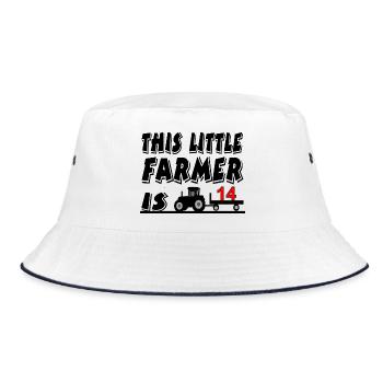Bauer - Bucket Hat - Weiß/Navy - Vorne