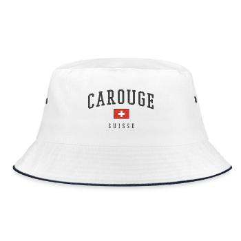 Carouge – Style suisse de Genève - Bob - blanc/marine - Devant