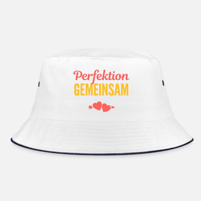 Perfektion Gemeinsam: Liebe im Team Bucket Hat