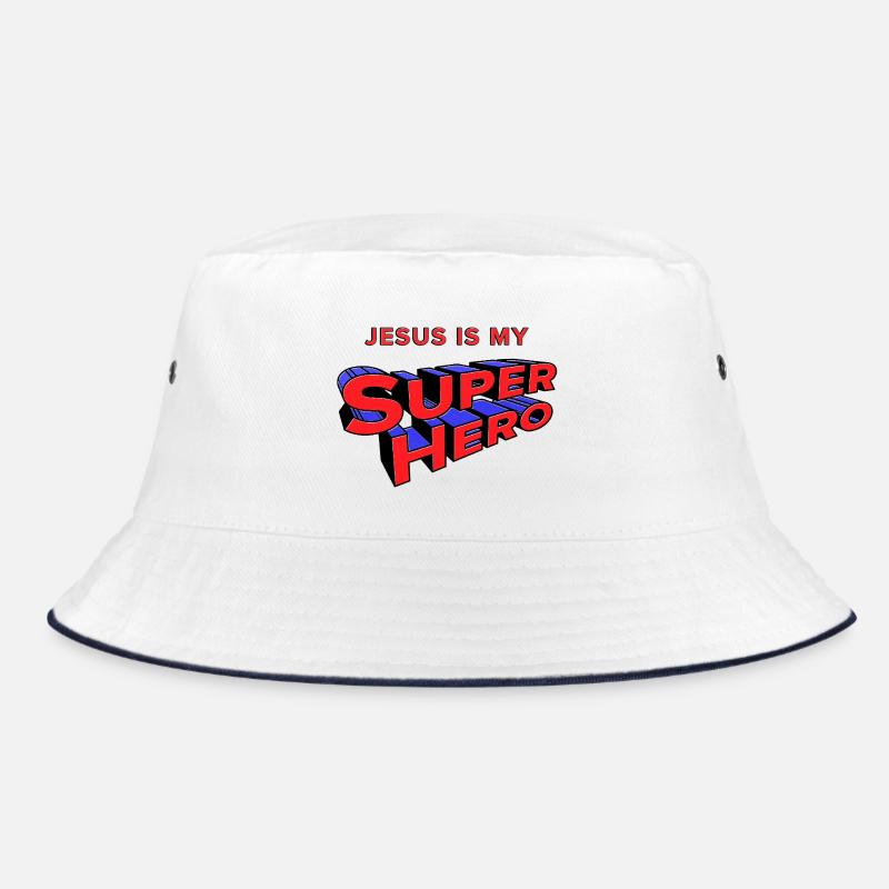 Jesus, mein Superheld Bucket Hat