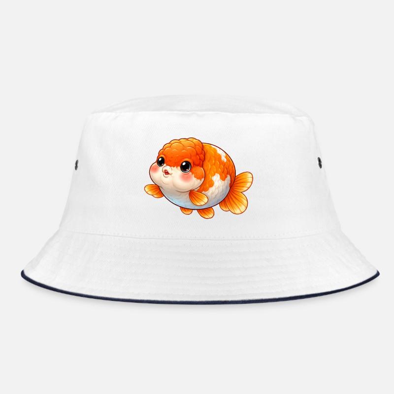 Poisson rouge orange ranchu de haute qualité Bob