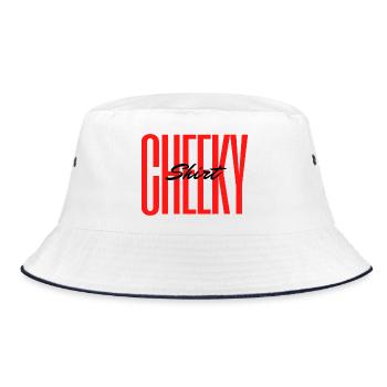 Guilty Shirt Red Impactant - Bucket Hat - white/navy - Front