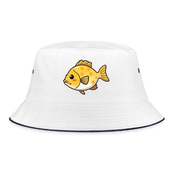 Poisson - Bob - blanc/marine - Devant