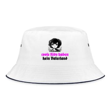 Les enfants cool n’ont pas de patrie - Bob - blanc/marine - Devant
