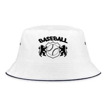Baseball Logo - Bob - blanc/marine - Devant