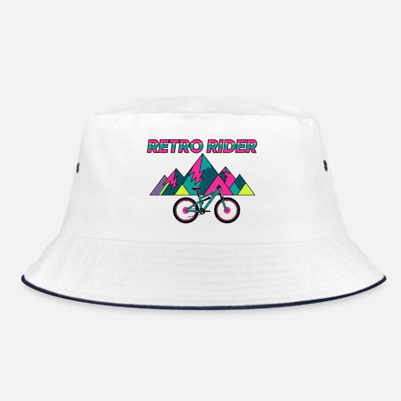 Retro Rider 90s MTB Aesthetic Bucket Hat
