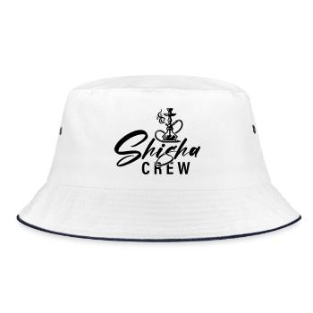 Shisha Crew - Bucket Hat - white/navy - Front