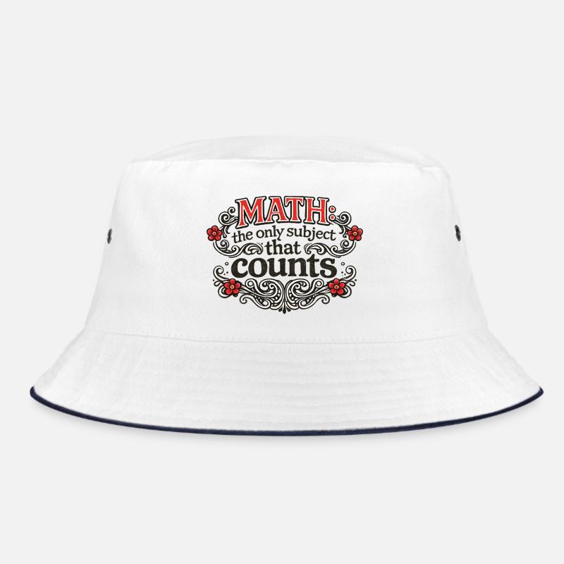 Math Counts: Ornate Quote Tee Bucket Hat
