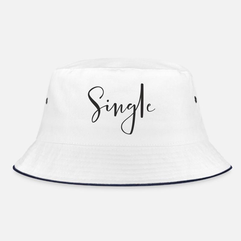 Single – Cool Statement Text Design Bucket Hat