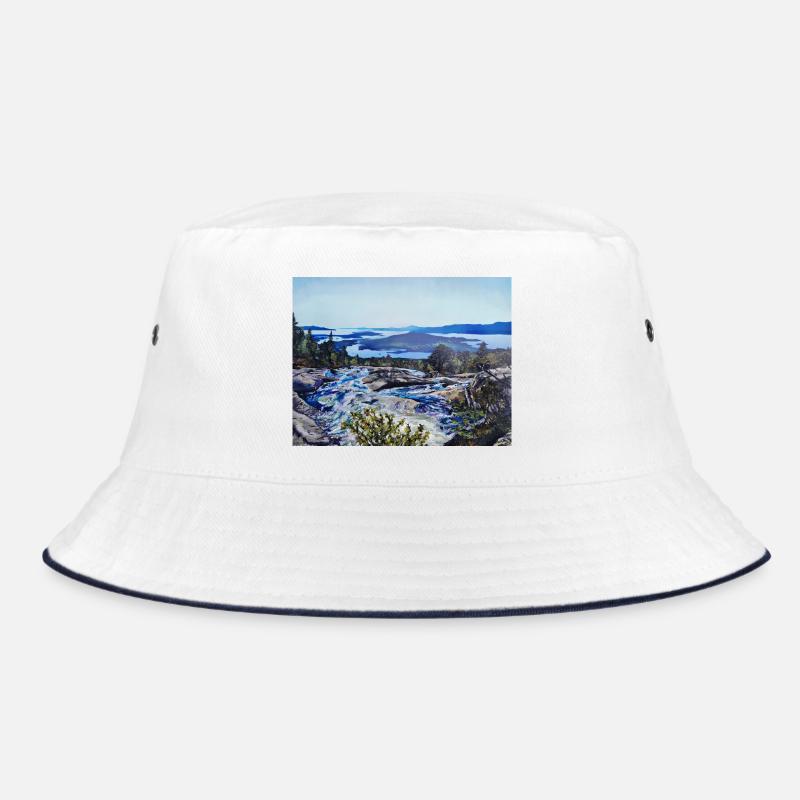 Bremstølen - Bucket Hat - Weiß/Navy