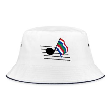 Schier Music Flag – Ambiances Island - Bob - blanc/marine - Devant