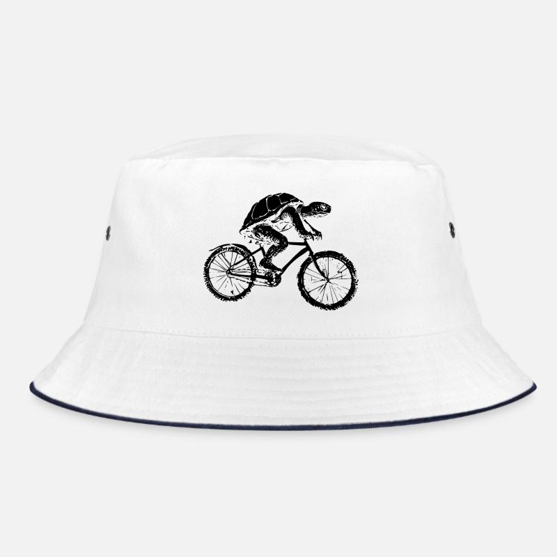 Bicycle Turtle Bucket Hat