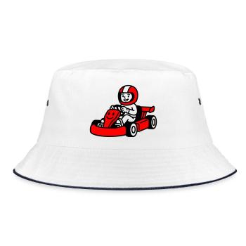 Go Kart Kids - Bob - blanc/marine - Devant