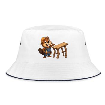 Ouvrier du bâtiment de Little Beaver - Bob - blanc/marine - Devant