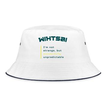 WIHTSAI | Merveilleusement imprévisible - Bob - blanc/marine - Devant