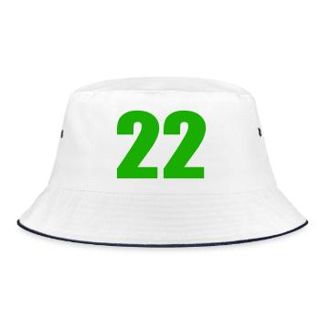 22 - Bob - blanc/marine - Devant