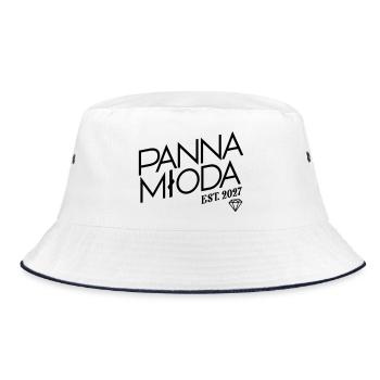 Polnische Braut 2027 - Bucket Hat - Weiß/Navy - Vorne