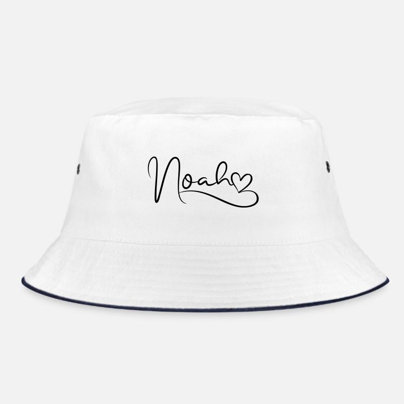 Noah Name Vorname Herzdekor Bucket Hat