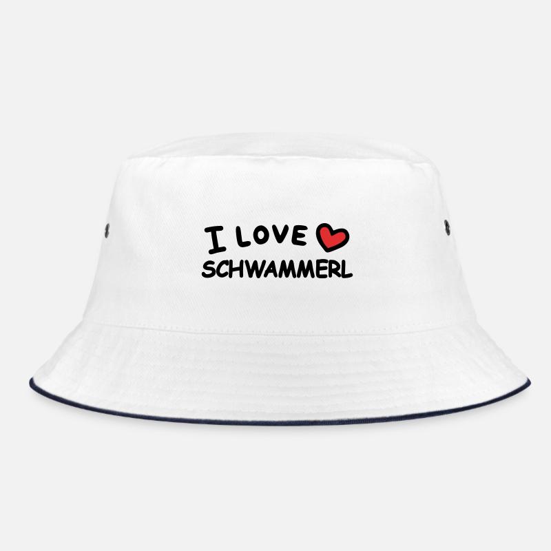 I Love Mushrooms Bucket Hat