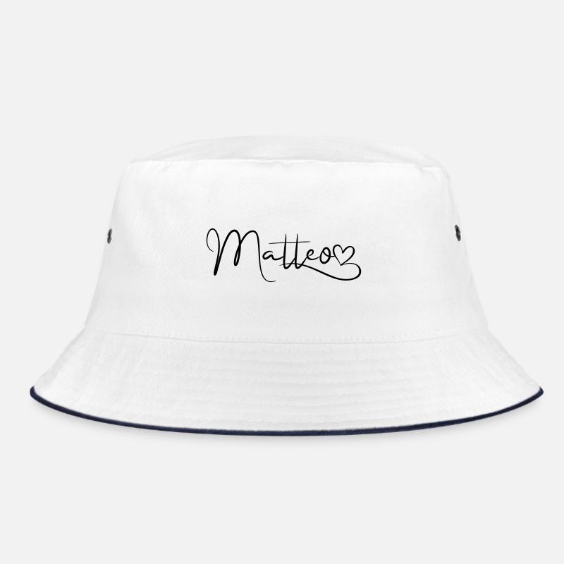 Matteo Nom Prénom Décor de cœur Bob