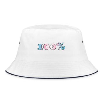 100 % trans - Bob - blanc/marine - Devant