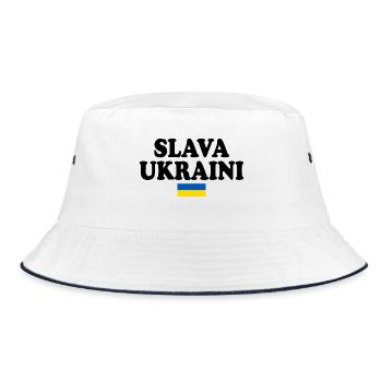 Slava ukraini - Bob - blanc/marine - Devant