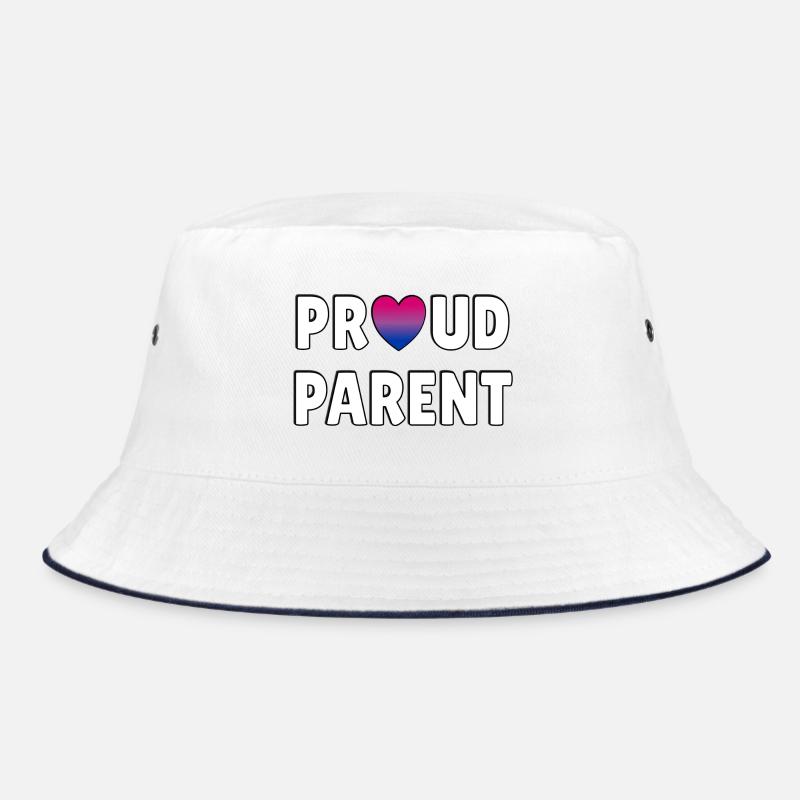 Stolze Eltern-Bi-Flagge Bucket Hat