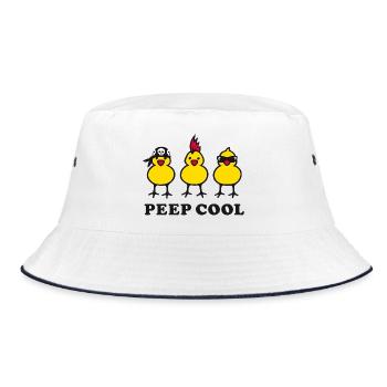 peep cool (b) - Bob - blanc/marine - Devant
