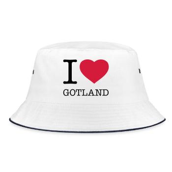 I LOVE GOTLAND - Bob - blanc/marine - Devant