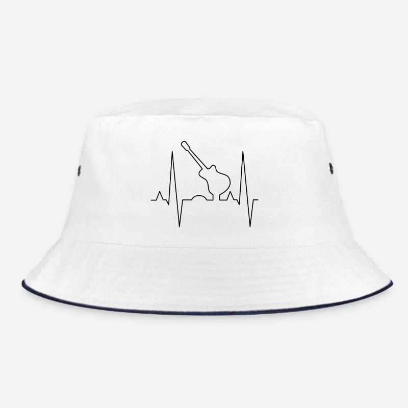 Guitar Print Design Bucket Hat