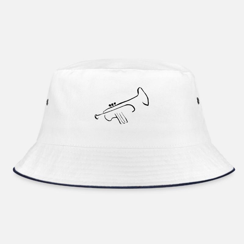 Trompette pure 2 - Bob - blanc/marine