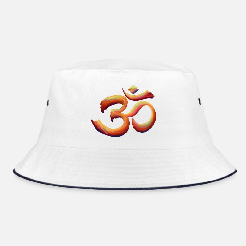 Om Rainbow Brush Bucket Hat