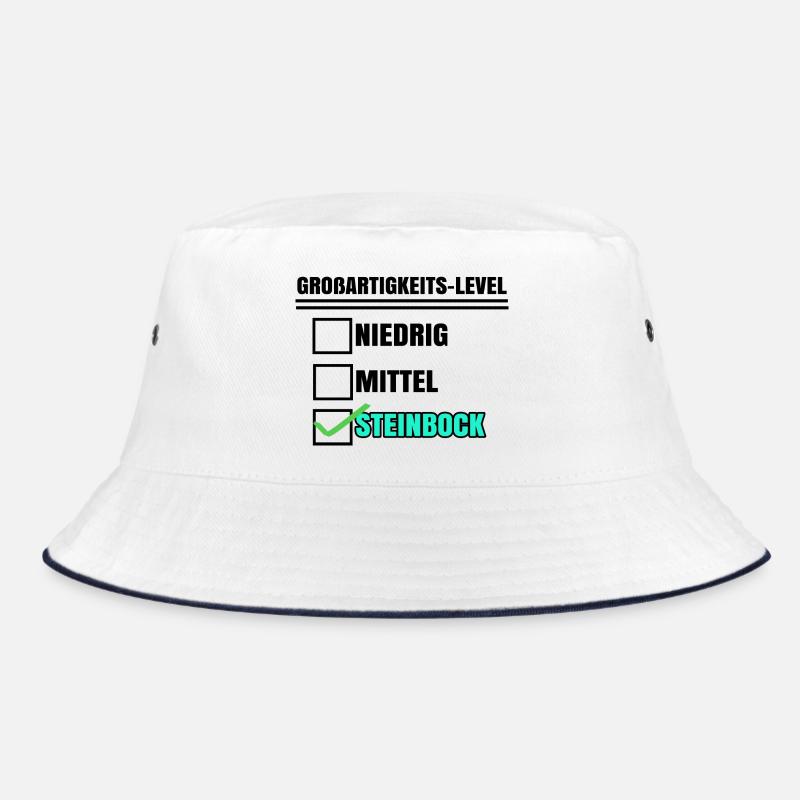 Astrologie Steinbock Statement Tierkreiszeichen Bucket Hat