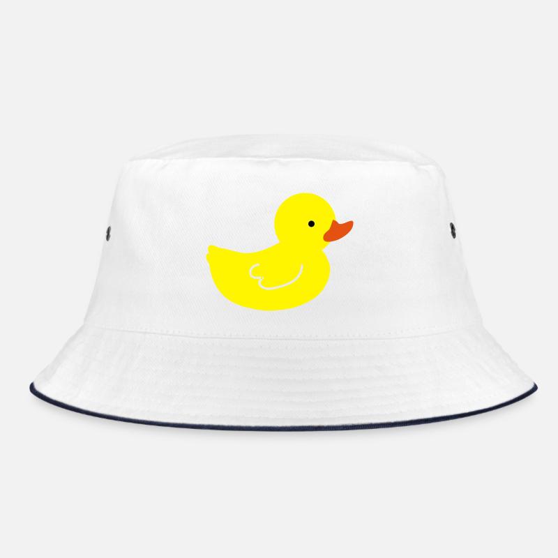 Fröhliche Quietscheente: Ein Hauch von Gelb Bucket Hat