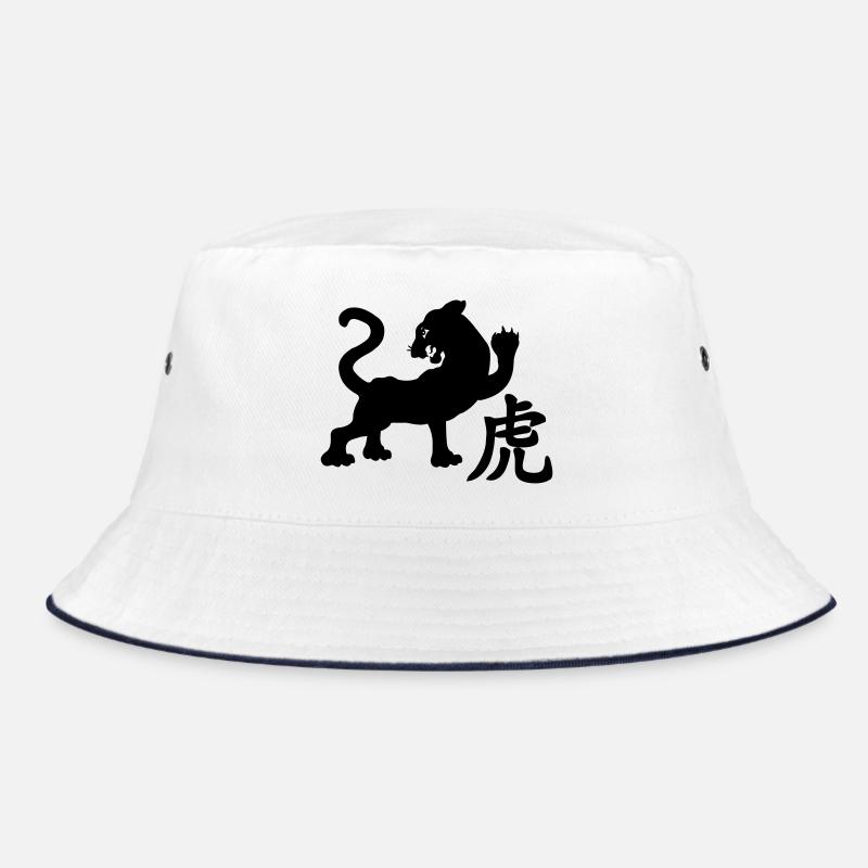 Tigre de caractère chinois avec image de tigre Bob