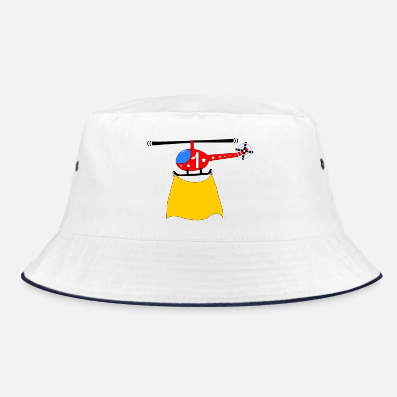 Hubschrauber Geburtstag 1 Bucket Hat