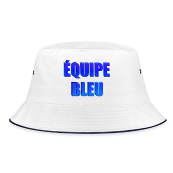 équipe bleu - Bob - blanc/marine - Devant