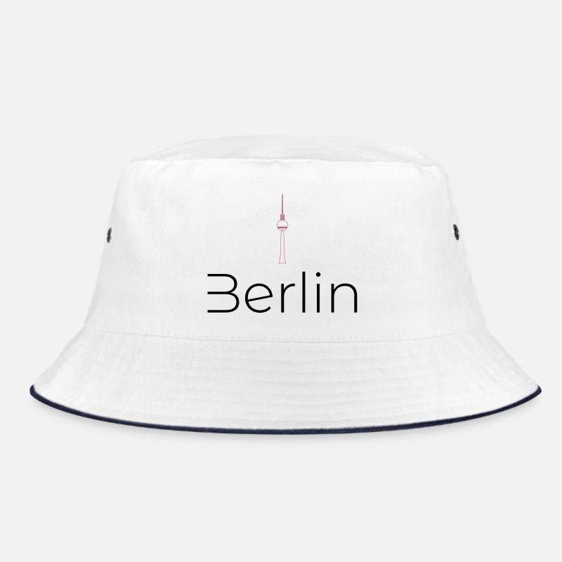 Berliner Fernsehturm Silhouette Bucket Hat