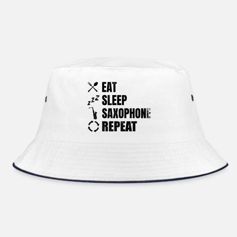Saxophone player daily routine Bucket Hat