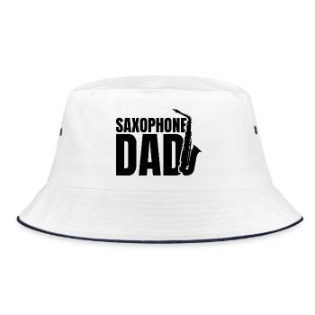 Saxophone Papa - Bob - blanc/marine - Devant
