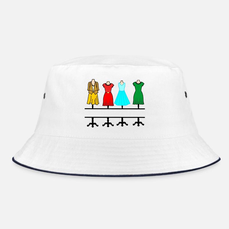 Damenmode mit Textraum Bucket Hat