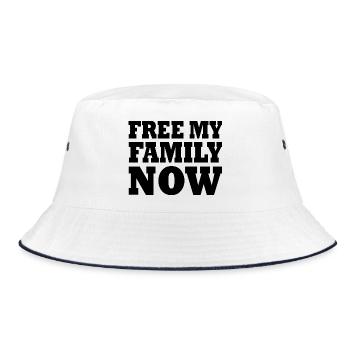 Free my family now - Bob - blanc/marine - Devant