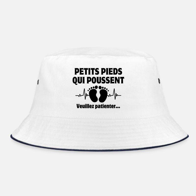 Werdender Vater, werdende Mutter, werdendes Baby Bucket Hat