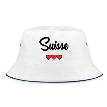 SUISSE - Bob - blanc/marine - Devant