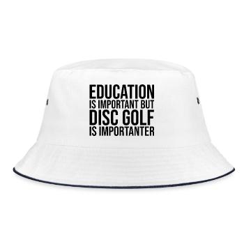 Disc Golf Disc Golf Disc Golf - Bucket Hat - white/navy - Front