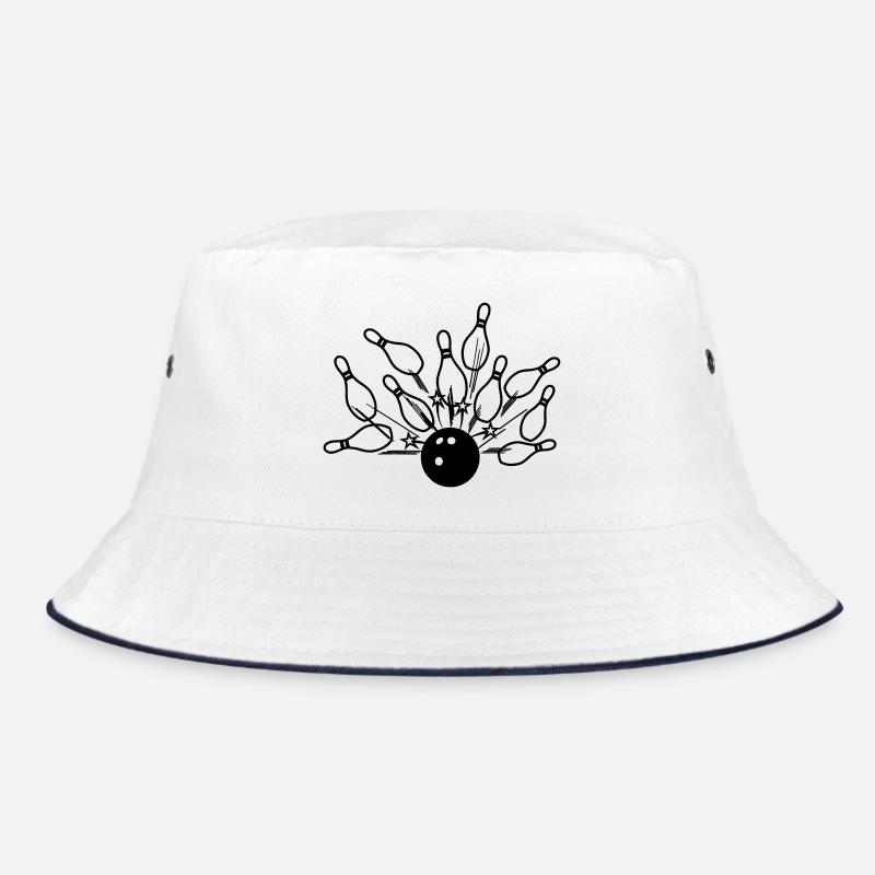 Bowling-Schlag Bucket Hat