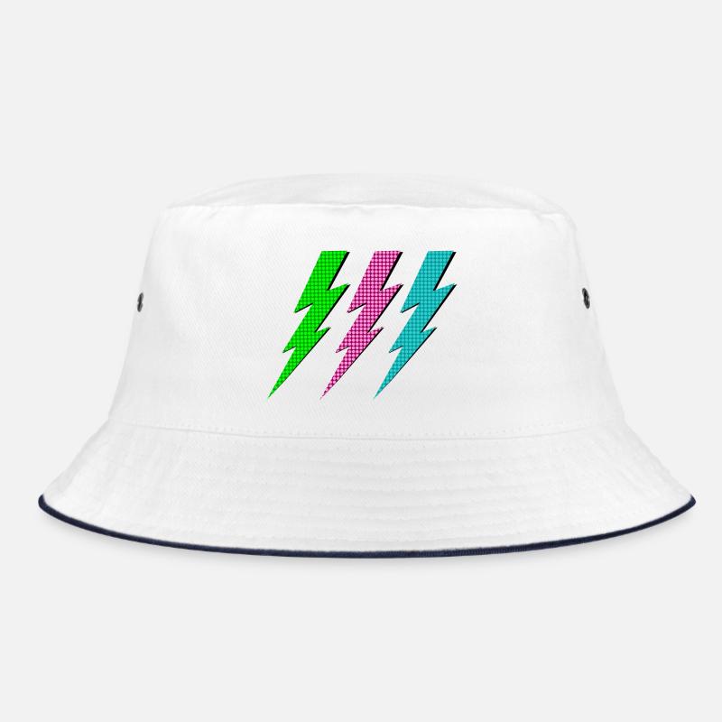 Three lightning bolts Bucket Hat