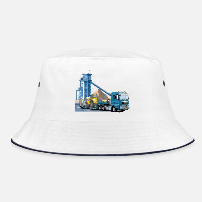 Tieflader im Kieswerk Bucket Hat