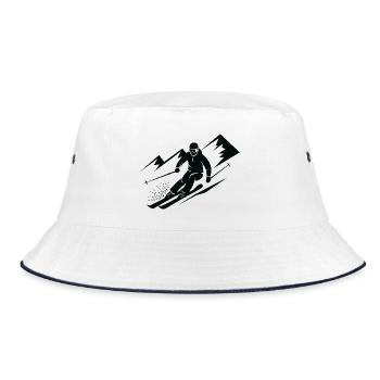 Skieurs Ski Hiver Vacances d’hiver Sports d’hiver - Bob - blanc/marine - Devant