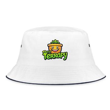 Best Terrapy - Bucket Hat - white/navy - Front
